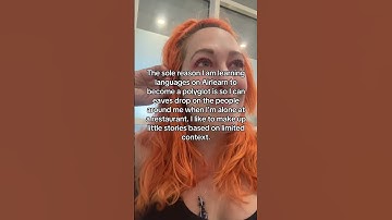 The real reason I’m learning languages on Airlearn? So I can eavesdrop on people - jk. Kinda