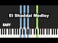 El Shaddai Medley | EASY PIANO TUTORIAL BY Extreme Midi