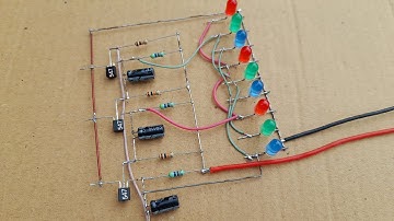 How to make LED Chaser Using BC547 | Electronics Project