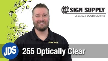Clear Window Films - General Formulations 255 Optically Clear  (part 2 of 3)