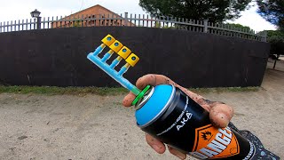 Testing the Toothbrush Spray Paint Adapter   Graffiti Tool  RESAKS