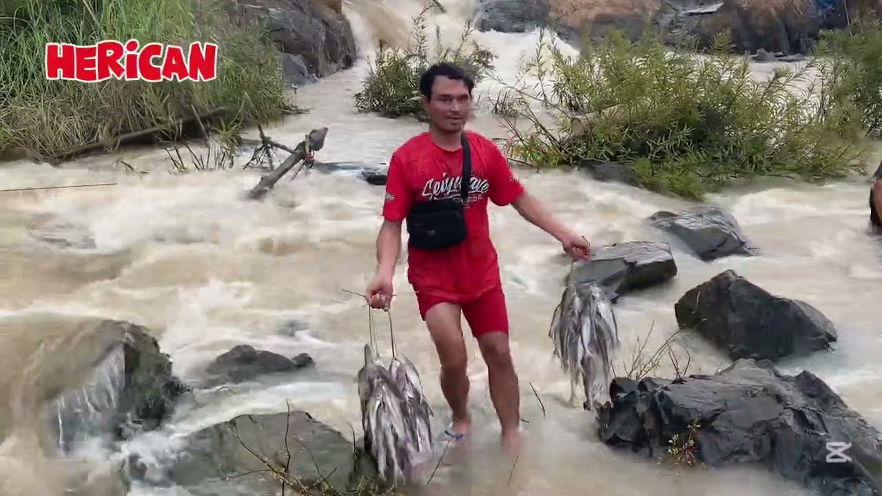 Ep1: ปาเข้าที่เมืองโขง ลาว ປາເຂົ້າທີ່ເມືອງໂຂງ ລາວ ທຸກໆປີ ໃນຊ່ວງເດືອນ 6-7