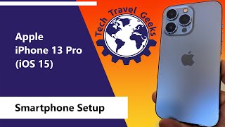 Apple iPhone 13 Pro Smartphone Setup - Google, Amazon and Facebook on iOS