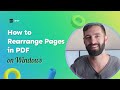 How to Rearrange Pages in PDF on Windows | UPDF