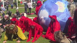 Earth day in parliament square 