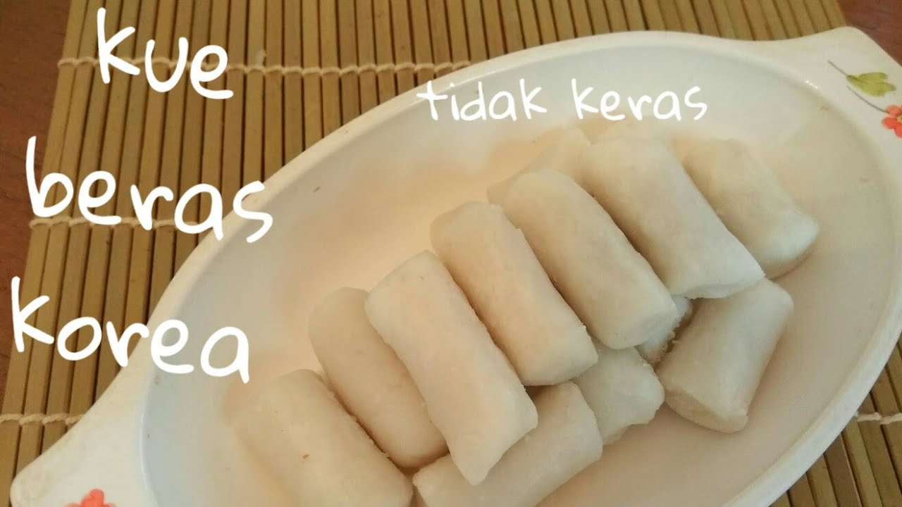 Cara Membuat Kue Beras Koreagaraetteok Youtube