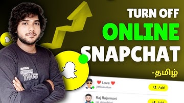 How to turn off Activity status on Snapchat tamil /How to hide Online on snapchat tamil /hide Active