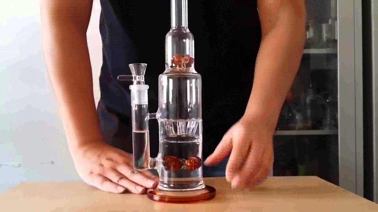 glass bongs with gear perc and sprinkle perc