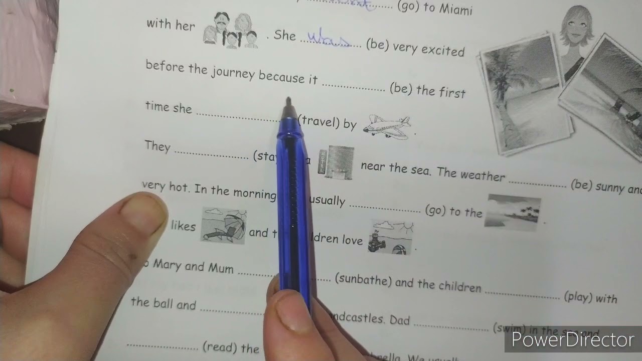 الإنجليزية الرابعة متوسط مراجعة  لزمن الماضي البسيط،