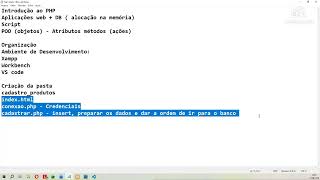 Parte 1 Aula Linguagem de Programação WEB PHP