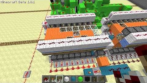 Minecraft - 2 Digit 7 Segment Counter/Timer w/ Piston Tape Memory