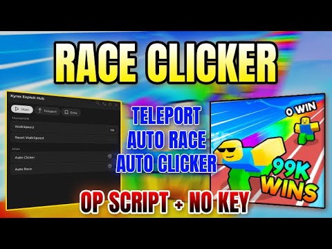 Race Clicker Script Keyless *NEW* Race Clicker Script (AUTO CLICKER, AUTO RACE, TELEPORT & MORE ...