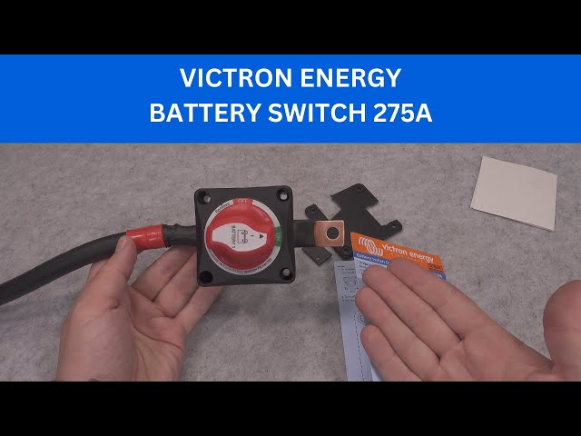 Victron Energy - DC Battery Switch ON-OFF 275A for solar PV installations  (VBS127010010) 