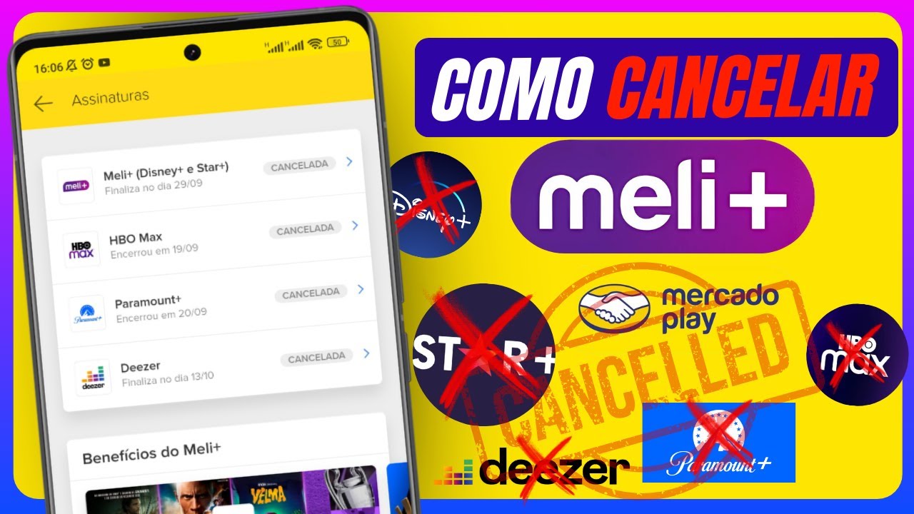 Como Cancelar o Meli + do Mercado livre - YouTube