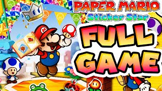 Paper Mario Sticker Star - Longplay Full Game Walkthrough - No Commentary Gameplay Playthrough