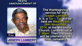 Joseph Lambert short new