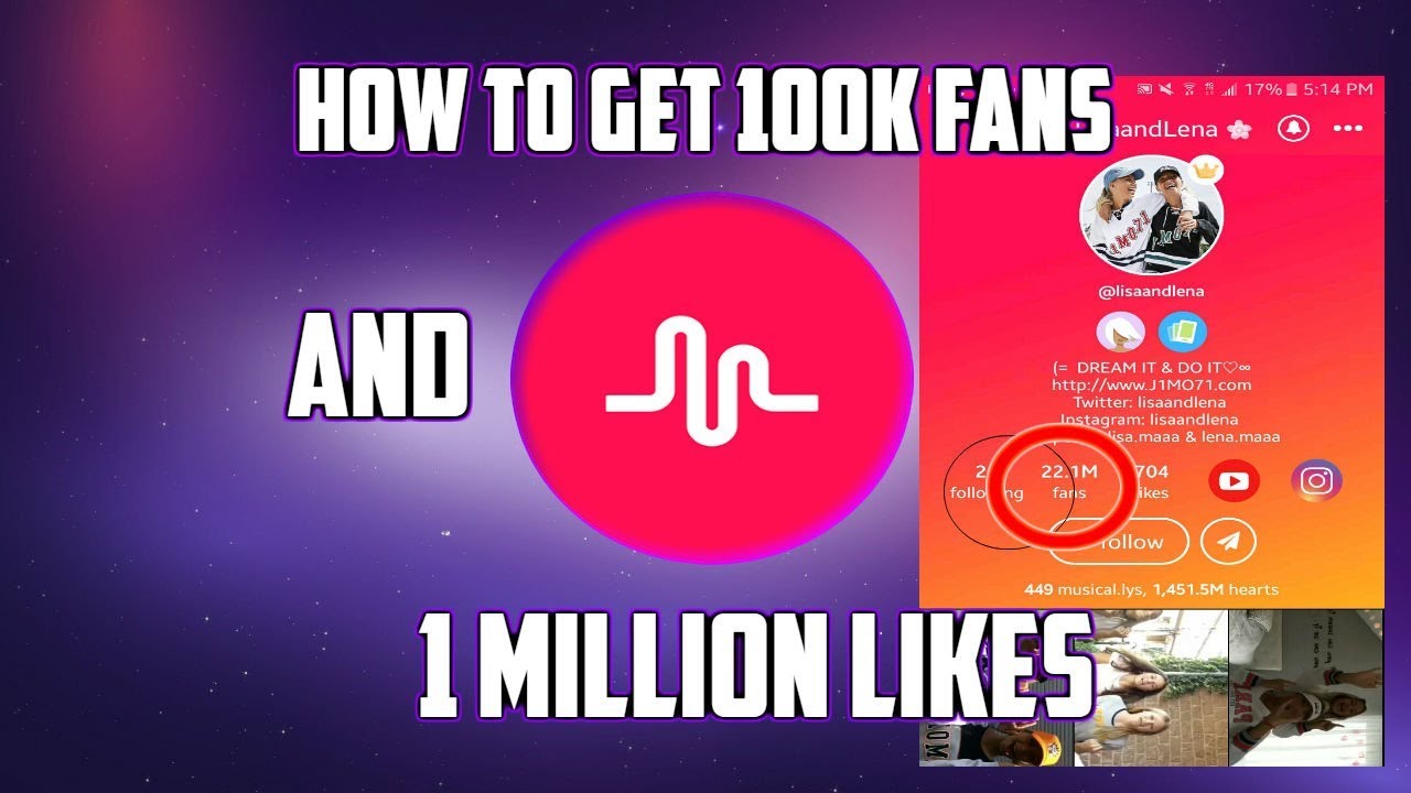 HOW TO GET UNLIMITED MUSICALLY LIKES AND FANS (EASY)