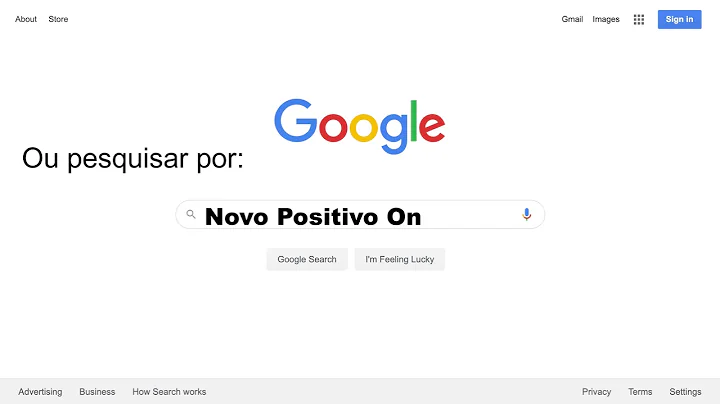 Acesso ao Novo Positivo On
