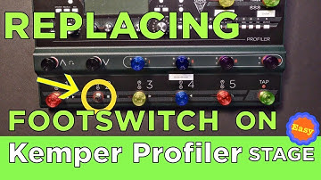 Replacing Foot Switches on a Kemper Stage 🎸🔥