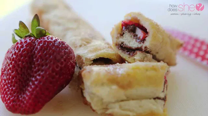 Strawberry Nutella French Toast Rollups
