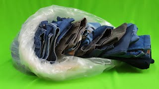 Found a bag of jeans. What to make out of old jeans