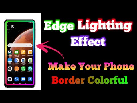 Amazing App😮 | How to set Edge Lighting Effect on any android | Enable Border Light Effect