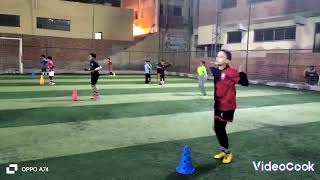 -712 تدريبات الجري بالكرة مع التمرير