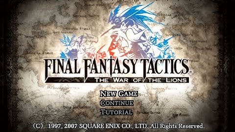 Final Fantasy Tactics War of the Lions Opening (PSP) (HD Quality)