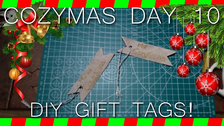 Cozymas Day 10! DIY Cute Christmas Gift Tags! 🎄 ~