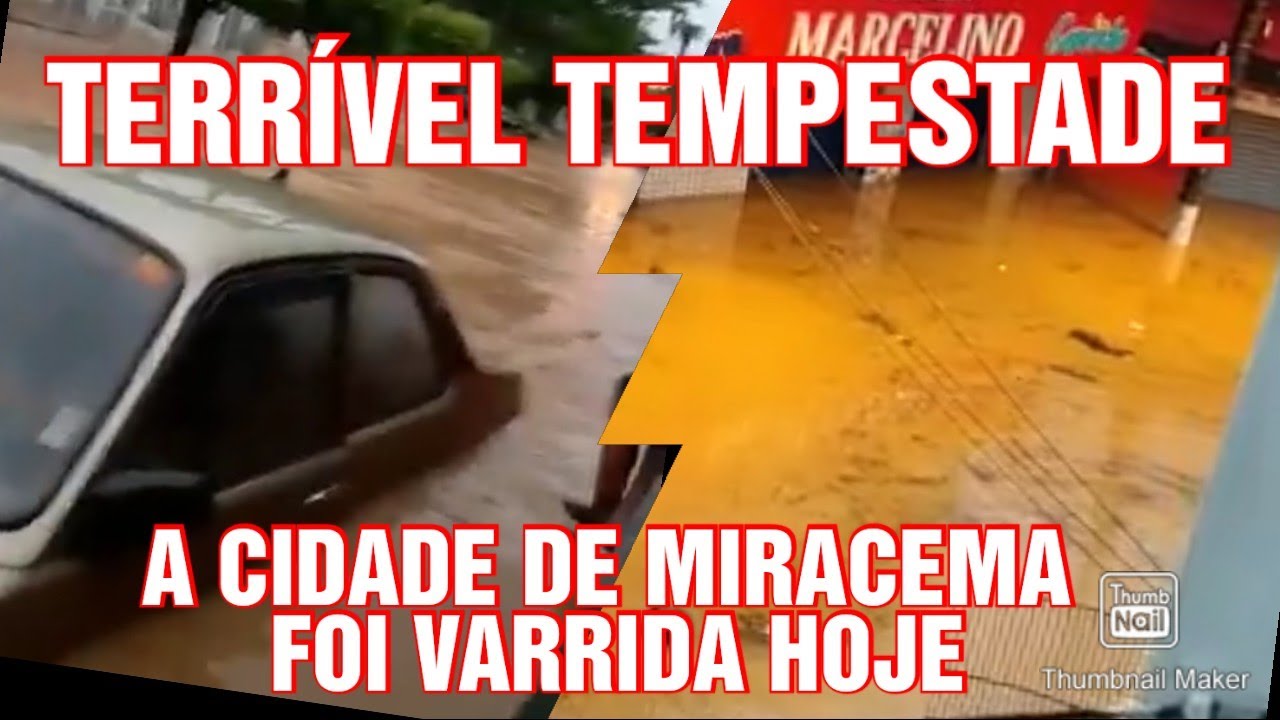 TERRÍVEL TEMPESTADE. A CIDADE DE MIRACEMA FOI VARRIDA HOJE. SERÁ QUE ESTÁ TUDO NORMAL?