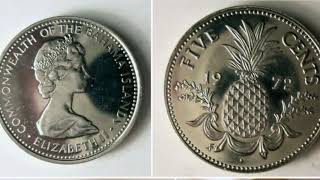 1972 Five Cents Coin VALUE? BAHAMA ISLANDS