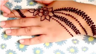 Easy Beautiful Short Arabic Mehndi designs - Simple Arabic Mehendi Designs 2020