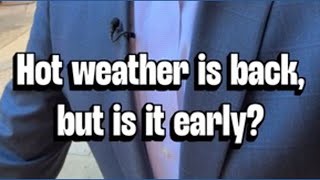 90° weather is back!