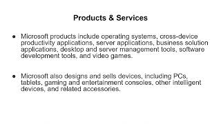 Case Study on Microsoft - Shettigar Sarvani