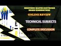 Rme online review technical subjects complete discussion