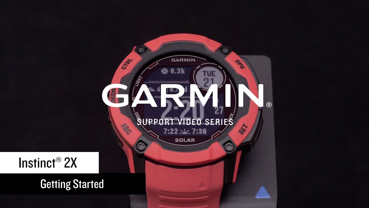 Garmin Support | Instinct® 2X | Getting Started - YouTube