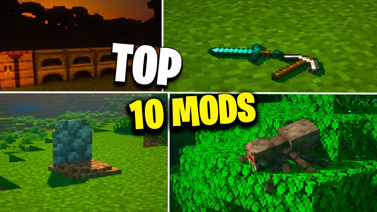 TOP 10 MODS BASICOS PERO UTILES PARA MINECRAFT! YouTube