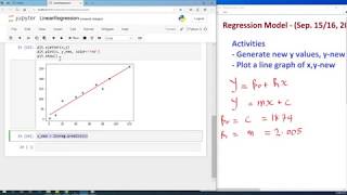 Lesson 4 -  Linear Regression Model Fitting in Python