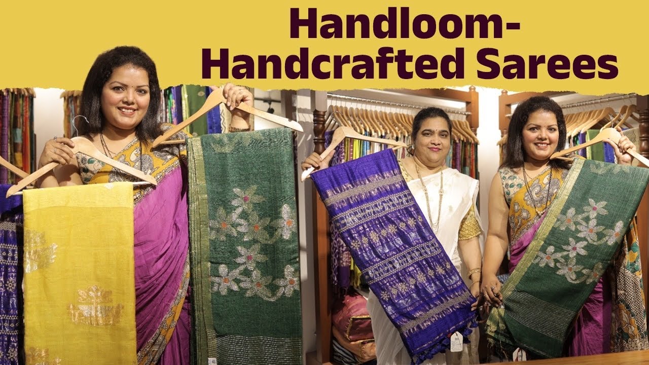 Handloom- Handcrafted Sarees For Diwali| दिवाळीसाठी साड्यांची मस्त व्हरायटी | Shopping In Pune