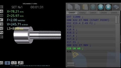 cnc g92 // cnc torna g92 çevrimi // cnc g92 code