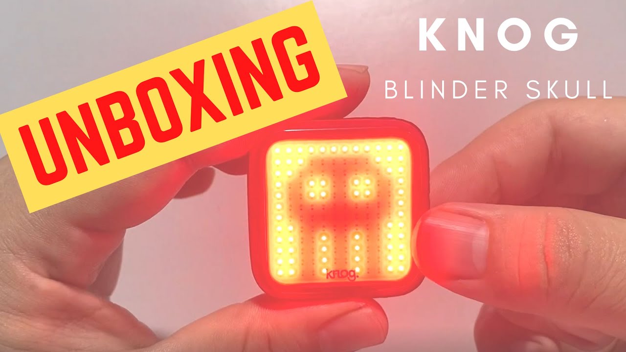 UNBOXING KNOG BLINDER SKULL REAR LIGHT - YouTube