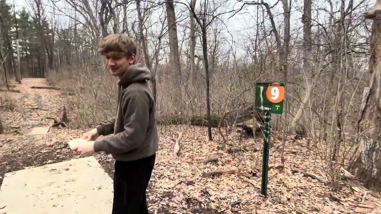 Risking a disc on a round of disc golf!?