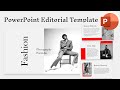PowerPoint Fashion Photography Portfolio Template
