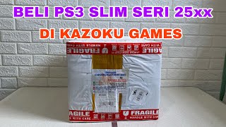 Review & unboxing Ps3 slim seri 25xx beli di KAZOKU GAME