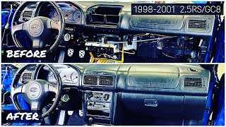 GC8 Lower Dash & Upper Vent Cubby Install Steps
