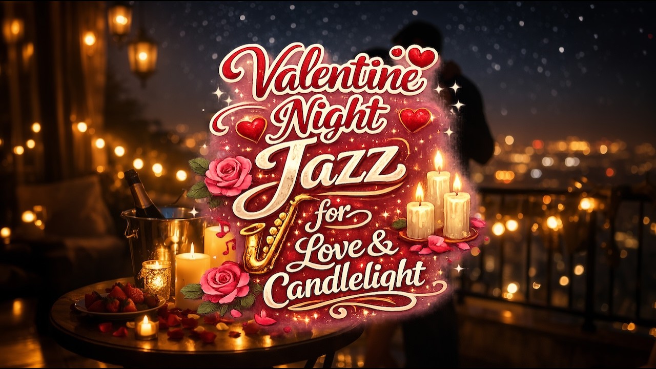 Valentine Night Jazz 💘 Romantic Smooth Jazz for Love & Candlelight