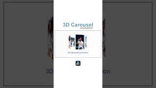 3D Carousel Animation In Davinci Resolve Fusion 🔥 #davinciresolve #fusionanimations #videoediting