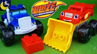Blaze and the Monster Machines Toys Mega Bloks Blaze Crusher Mix & Match Monster Trucks Mashup Toys