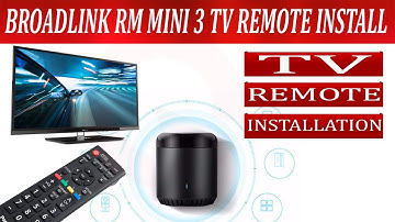 broadlink rm mini 3 black bean ir tv remote pair installation with ihc app