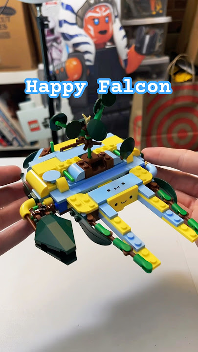 Introducing the “Happy Falcon”!#BamFam #Lego #AFOL #HappyPlants #HappyFalcon #LegoHappyFalcon